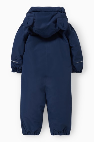 Babies - Baby snowsuit with hood - dark blue