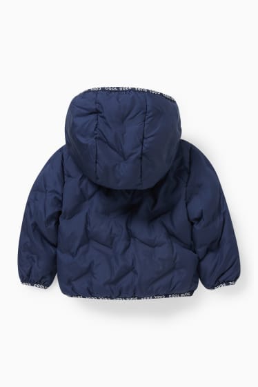 Bébés garçons - Doudoune à capuche pour bébé - bleu foncé