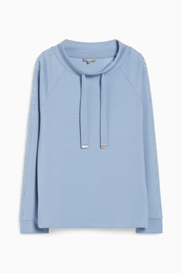 Women - Sweatshirt - light blue