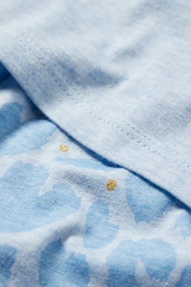 Nena - Pijama - 2 peces - blau clar jaspiat