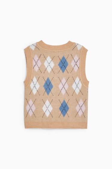 Femmes - CLOCKHOUSE - pull sans manches - beige