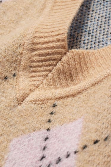 Femmes - CLOCKHOUSE - pull sans manches - beige