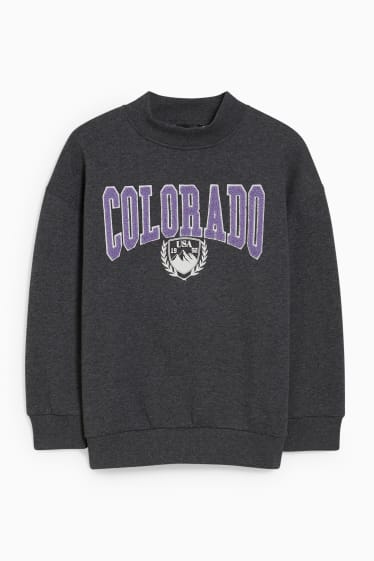 Enfants - Sweat - mélange gris foncé