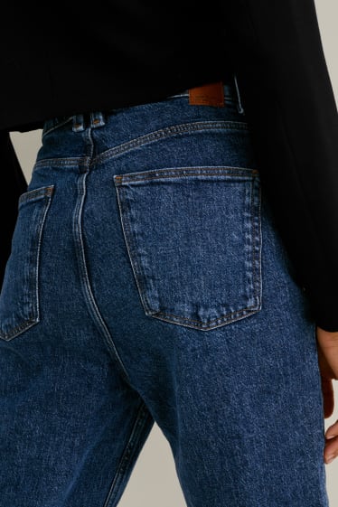 Dames - Mom jeans - high waist - LYCRA®  - jeansblauw