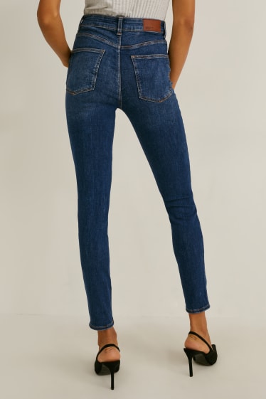 Dámské - Skinny jeans - high waist - LYCRA® - džíny - modré