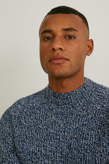 Home - Jersei - blau fosc / blanc