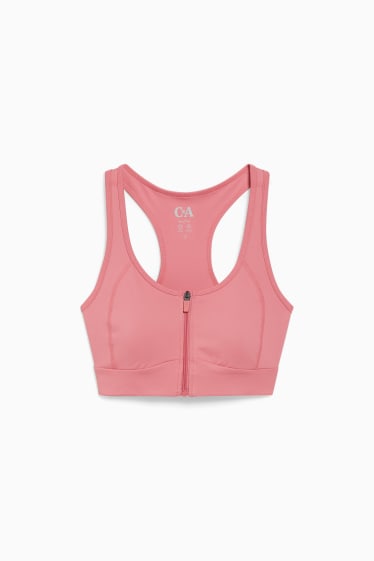 Damen - Funktions-BH - Fitness - 4 Way Stretch - pink
