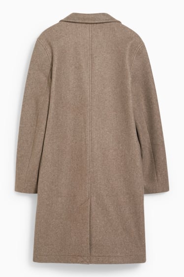Herren - Mantel - taupe