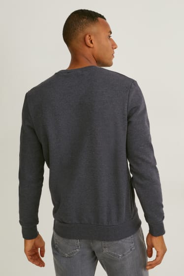 Herren - Sweatshirt - grau-melange