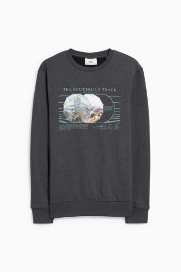 Hommes - Sweat-shirt - gris chiné