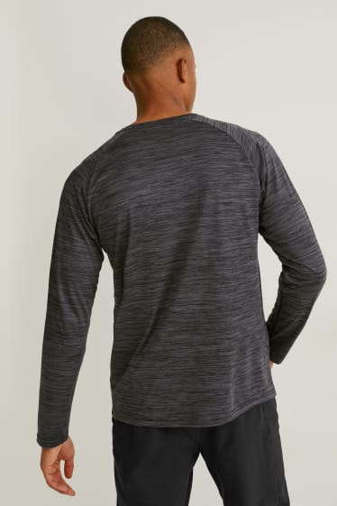 Herren - Funktions-Shirt  - grau / schwarz