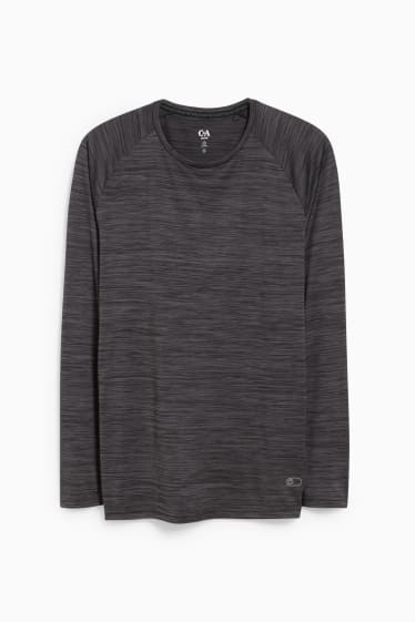 Men - Active top  - gray / black