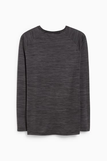 Heren - Sportshirt  - grijs / zwart