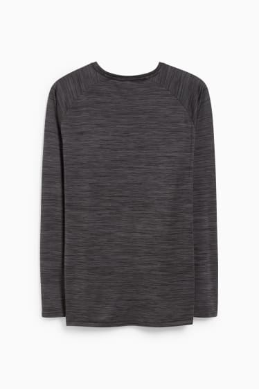 Men - Active top  - gray / black