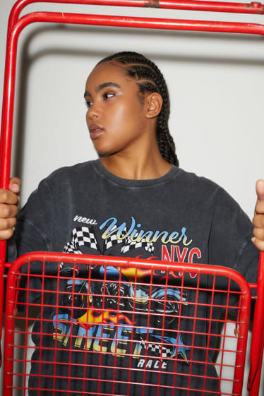 Damen - CLOCKHOUSE - Sweatshirt - grau-melange