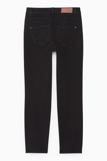 Femmes - Pantalon - slim fit - mid-waist - 4 Way Stretch - noir