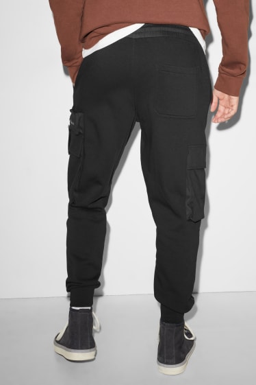 Pánské - CLOCKHOUSE - teplákové kalhoty - černá