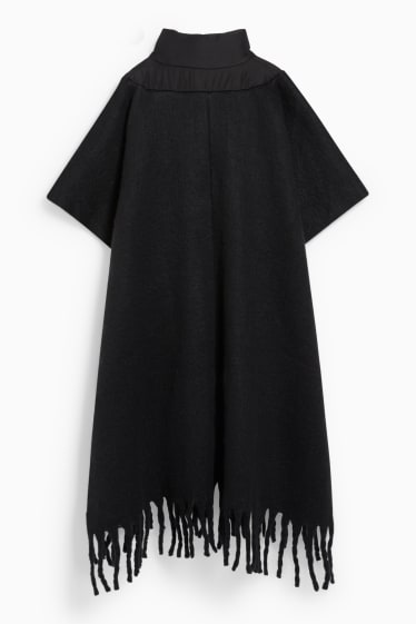 Women - Poncho - black