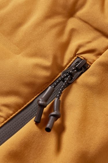 Women - Softshell jacket with hood - BIONIC-FINISH®ECO-THERMOLITE® - orange
