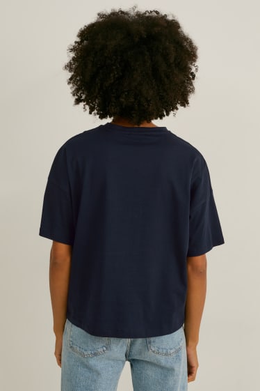 Damen - T-Shirt - dunkelblau