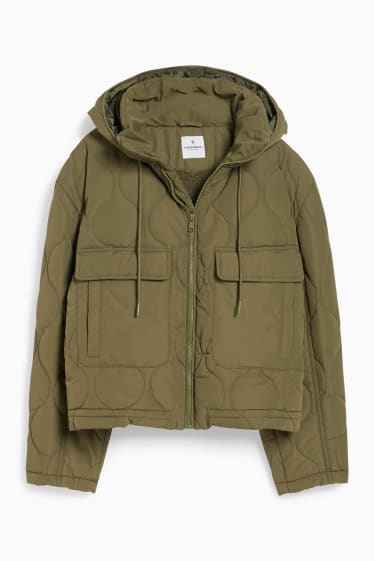 Damen - CLOCKHOUSE - Steppjacke mit Kapuze - khaki