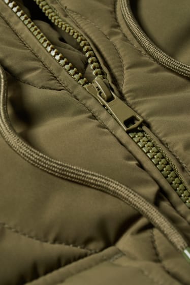 Donna - CLOCKHOUSE - giacca trapuntata con cappuccio - kaki