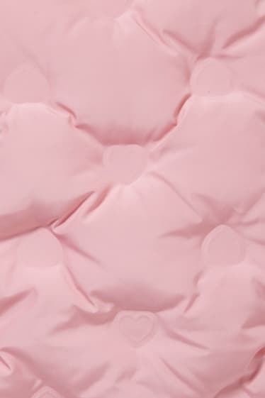 Miminka - dívky - Bunda s kapucí pro miminka - růžová