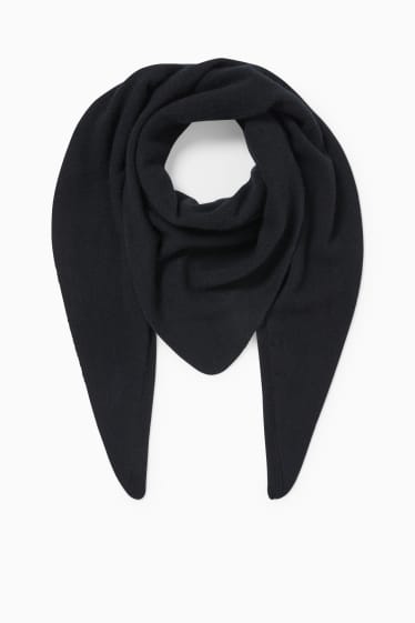 Femmes - Foulard en cachemire - noir