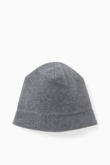 Hombre - Gorro de polar - gris jaspeado