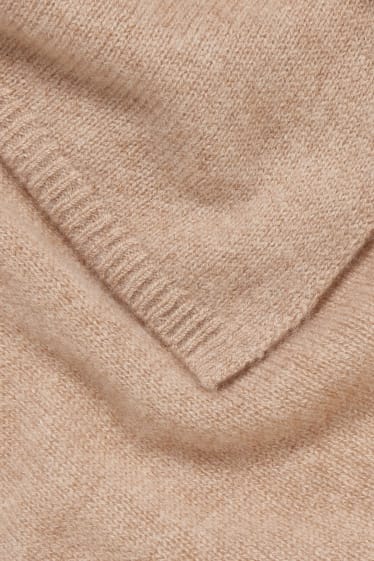 Damen - Kaschmir-Schal - beige