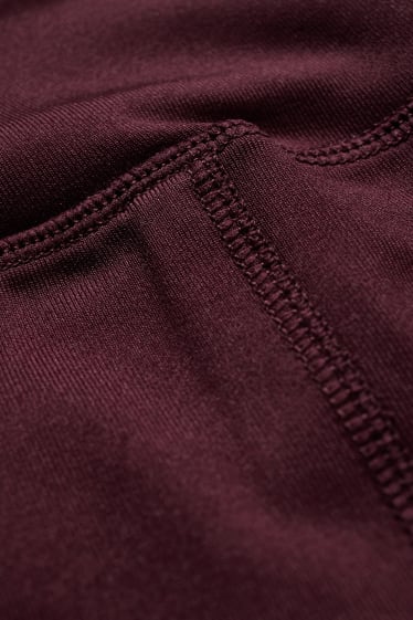 Dona - Pantalons tècnics - fitnes - 4 Way Stretch - bordeus