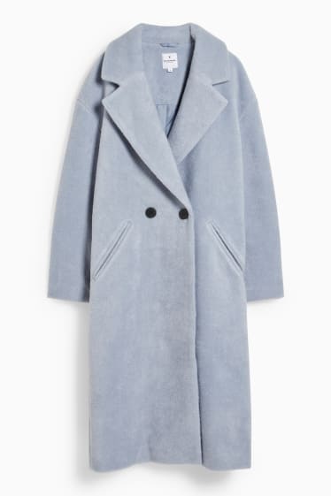 Jóvenes - CLOCKHOUSE - abrigo - azul claro