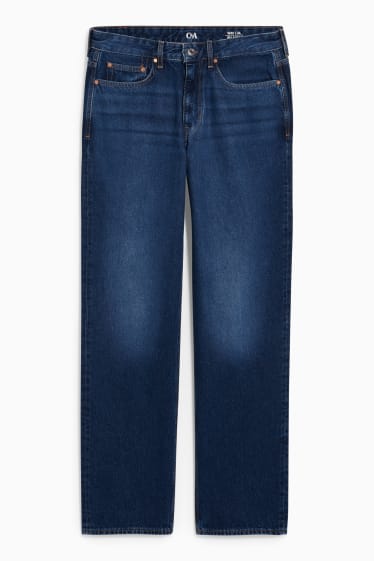 Pánské - Relaxed jeans - džíny - tmavomodré