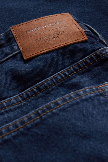 Pánské - Relaxed jeans - džíny - tmavomodré