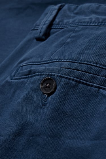 Uomo - Pantaloni chino - slim fit - Flex - LYCRA® - blu