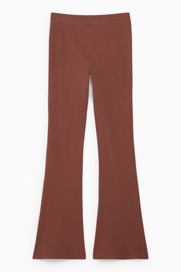 Joves - CLOCKHOUSE - pantalons de xandall - marró