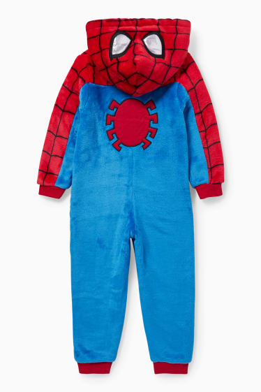 Kinder - Spider-Man - Onesie mit Kapuze - rot