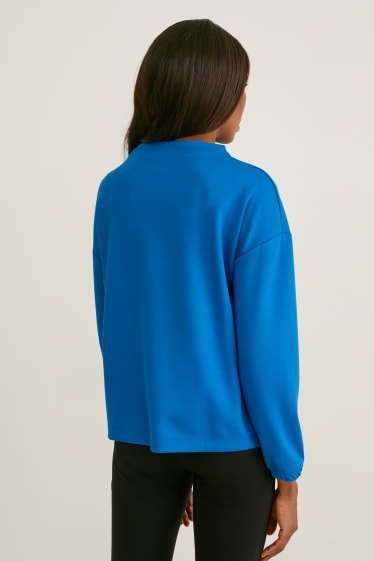 Donna - Maglia a maniche lunghe - blu