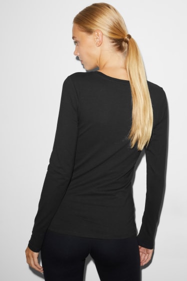 Teens & young adults - CLOCKHOUSE - long sleeve top - black