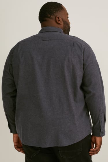 Herren - Hemd und T-Shirt - Regular Fit - Kent - anthrazit