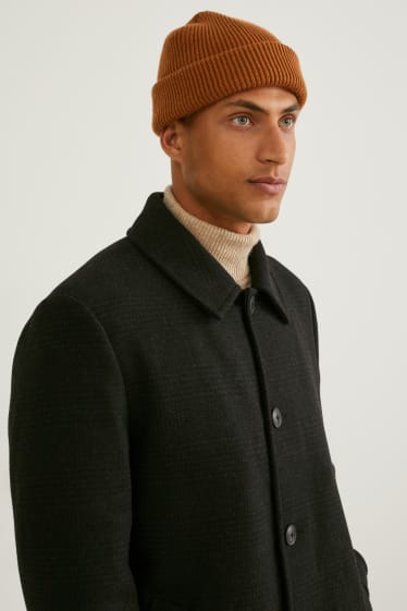 Men - Knitted hat - havanna