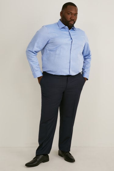 Men - Business shirt - regular fit - kent collar - light blue