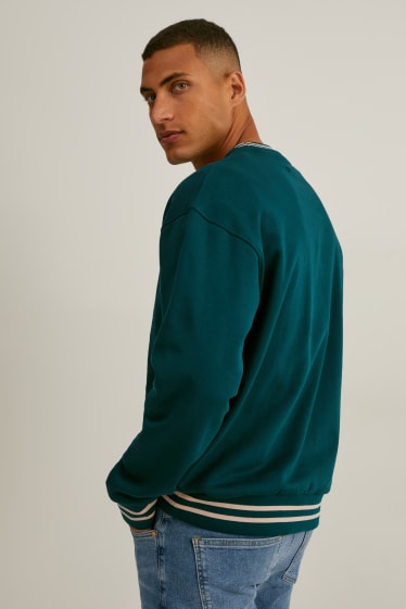 Hommes - Sweat - vert foncé