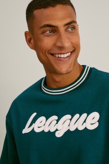 Hommes - Sweat - vert foncé