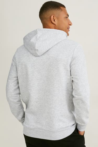 Herren - Hoodie - hellgrau-melange