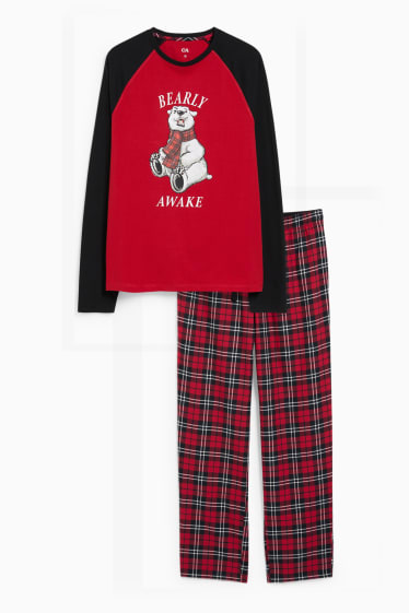 Hombre - Pijama - rojo / negro