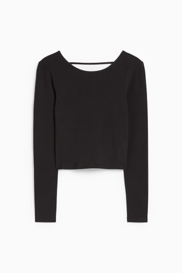 Teens & young adults - CLOCKHOUSE - cropped top - black