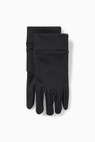 Men - Touchscreen gloves - black