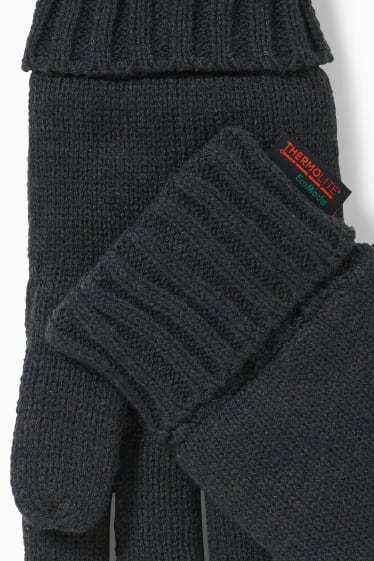 Men - Gloves - dark gray