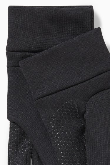 Men - Touchscreen gloves - black
